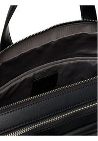 Calvin Klein Torba na laptopa Zip Commuter Bag LV04D3263G Czarny. Kolor: czarny. Materiał: skóra