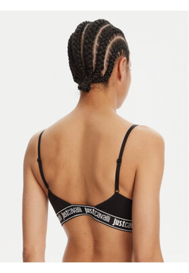 Just Cavalli Biustonosz braletka 78PAJU03 CJUT2 Czarny. Kolor: czarny. Materiał: bawełna