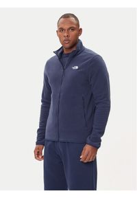 The North Face Polar Glacier NF0A8D0R Granatowy Regular Fit. Kolor: niebieski. Materiał: syntetyk