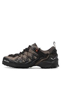 Salewa Trekkingi Ms Wildfire Edge 61346-7512 Szary. Kolor: szary. Materiał: skóra, zamsz. Sport: turystyka piesza #7