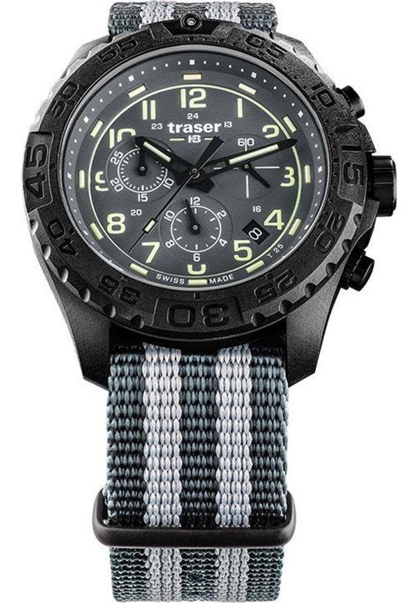 Zegarek Traser Zegarek męski Traser TS-109046 szary. Kolor: szary