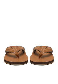 Quiksilver Japonki 808416 Brązowy. Kolor: brązowy. Materiał: materiał #3