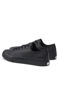 Tommy Jeans Tenisówki Leather Vulc EM0EM01047 Czarny. Kolor: czarny. Materiał: skóra #5