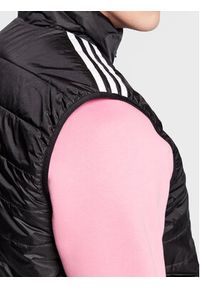 Adidas - adidas Kamizelka Stand Collar HL9217 Czarny Regular Fit. Kolor: czarny. Materiał: syntetyk #8