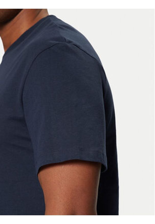 Jack & Jones - Jack&Jones T-Shirt 12257579 Granatowy Relaxed Fit. Kolor: niebieski. Materiał: bawełna