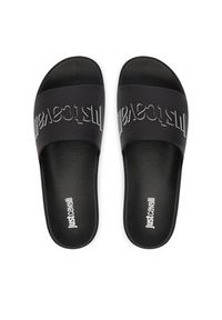 Just Cavalli Klapki 80QA3SZ1 ZSE50 Czarny. Kolor: czarny. Materiał: syntetyk #6