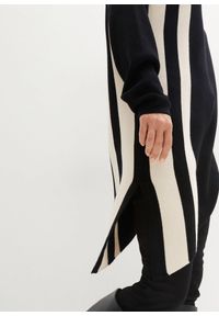 bonprix - Sweter z dołem wyciętym w szpic. Kolor: czarny #2