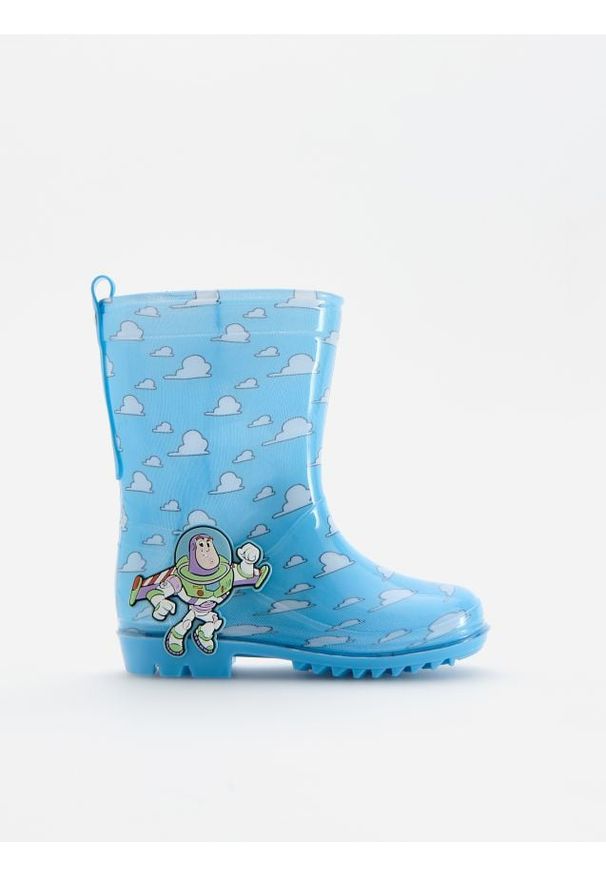 Reserved - Kalosze Toy Story - jasnoniebieski. Kolor: niebieski. Materiał: guma. Styl: klasyczny