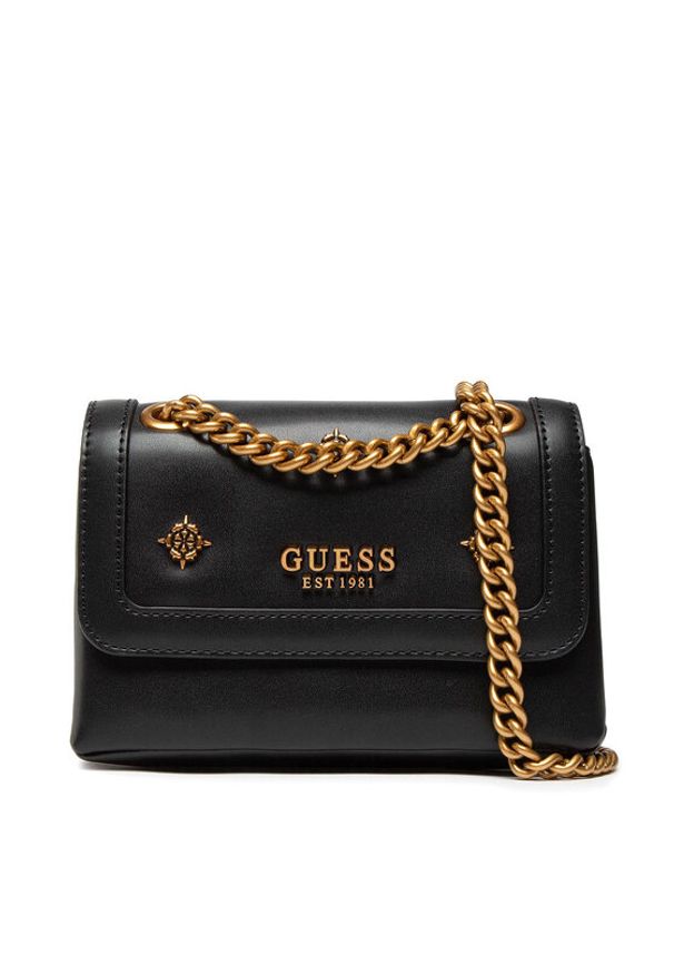 Guess Torebka Abey (VE) Mini Bags HWVE85 58780 Czarny. Kolor: czarny. Materiał: skórzane