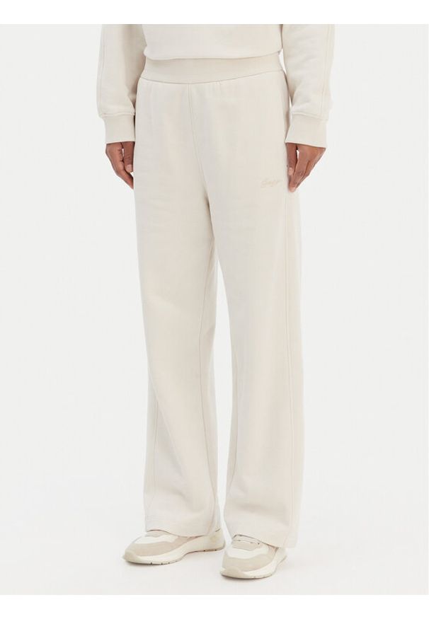 BOSS Spodnie dresowe C-Endless 50554685 Écru Relaxed Fit. Materiał: bawełna