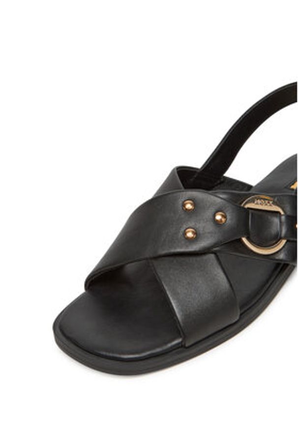 MEXX Sandały MX/025C-EST Czarny. Kolor: czarny. Materiał: skóra