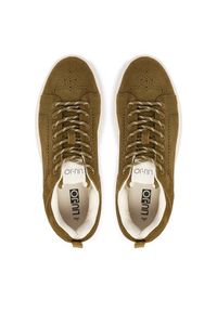 Liu Jo Sneakersy 7B6003 PX002 Khaki. Kolor: brązowy. Materiał: skóra, zamsz #4