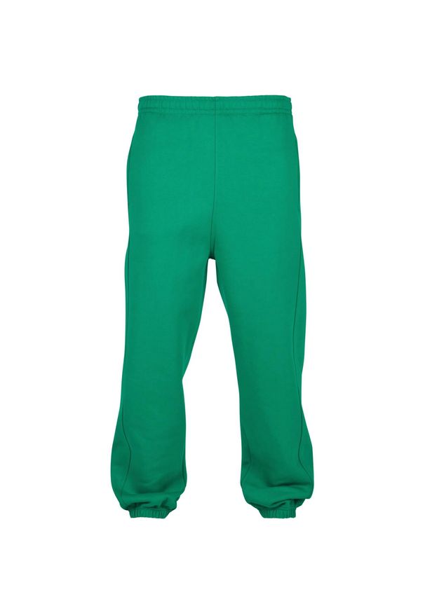 Urban Classics - Męskie Spodnie Dresowe. Kolor: zielony. Materiał: dresówka. Długość: długie