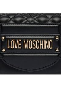 Love Moschino - LOVE MOSCHINO Torebka JC4056PP1ILA0000 Czarny. Kolor: czarny. Materiał: skórzane