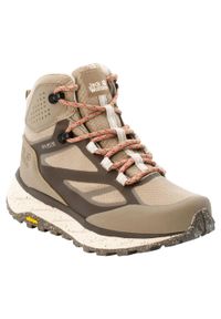 Buty trekkingowe damskie Jack Wolfskin Terraventure Texapore. Kolor: beżowy