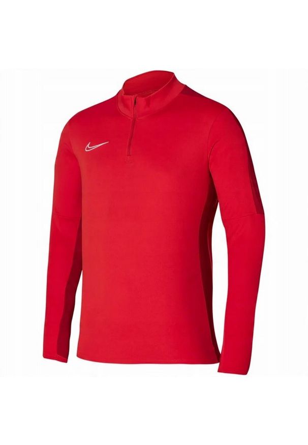 Nike - Męska Bluza Rozpinana Academy 23 Quarter Zip. Kolor: czerwony