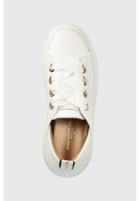 Alexander Smith sneakersy skórzane Queen kolor biały. Nosek buta: okrągły. Zapięcie: sznurówki. Kolor: biały. Materiał: skóra. Obcas: na platformie #5
