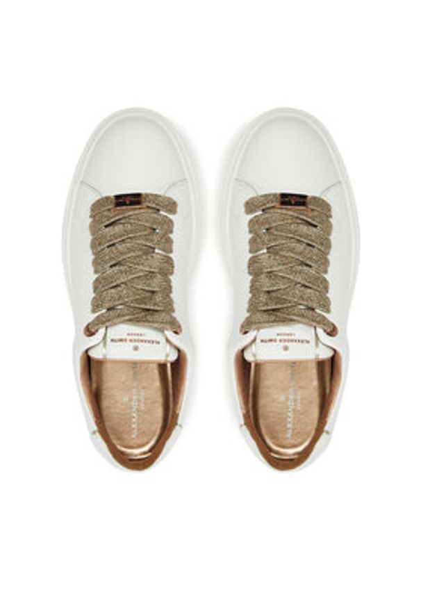Alexander Smith Sneakersy London High ALBBLHW 8405 Biały. Kolor: biały. Materiał: skóra