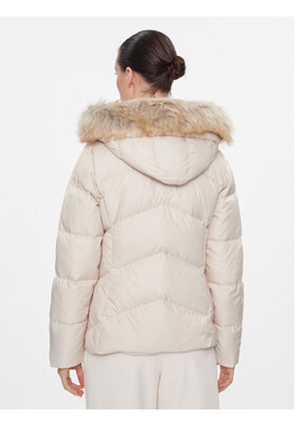 Calvin Klein Kurtka puchowa K20K207070 Beżowy Regular Fit. Kolor: beżowy. Materiał: syntetyk