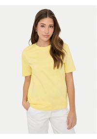 only - ONLY T-Shirt Freja 15367970 Żółty Regular Fit. Kolor: żółty. Materiał: bawełna #1