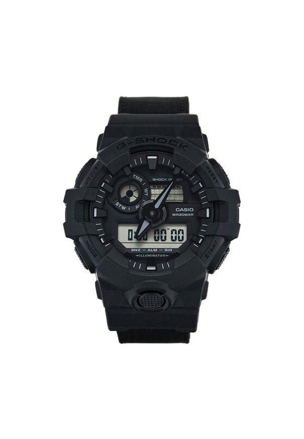 G-Shock Zegarek Utility GA-700BCE-1AER Czarny. Kolor: czarny. Materiał: syntetyk