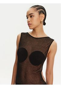 JACQUEMUS Sukienka wieczorowa 251KN592-2434 Czarny Regular Fit. Kolor: czarny. Materiał: wiskoza. Styl: wizytowy #4