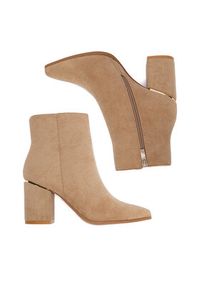 DeeZee Botki 5628-1 Beżowy. Kolor: beżowy. Materiał: syntetyk, materiał #5