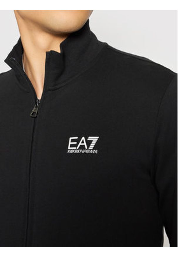 EA7 Emporio Armani Dres 8NPV51 PJ05Z 1200 Czarny Regular Fit. Kolor: czarny. Materiał: bawełna