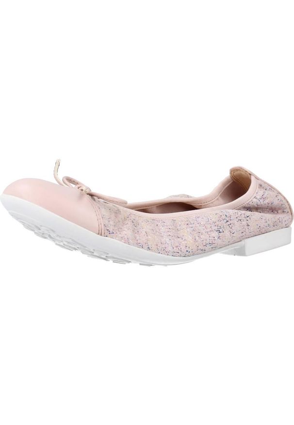 Tenisówki Geox Model Jr Plie C Kolor Rose. Kolor: różowy. Materiał: tkanina, skóra. Sport: turystyka piesza