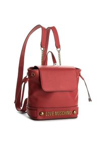 Love Moschino - LOVE MOSCHINO Plecak JC4348PP05K60500 Czerwony. Kolor: czerwony. Materiał: skóra #1