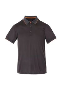 Regatta - Męska Koszulka Polo Remex II. Typ kołnierza: polo. Kolor: szary, fioletowy, wielokolorowy, pomarańczowy #1