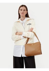 TOMMY HILFIGER - Tommy Hilfiger Torebka Th Legacy Med Satchel AW0AW17173 Brązowy. Kolor: brązowy. Materiał: skórzane #1