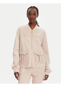 Liu Jo Sport Bluza TA5119 J5942 Beżowy Regular Fit. Kolor: beżowy. Materiał: syntetyk. Styl: sportowy