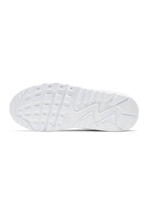 Buty do chodzenia dla dzieci Nike Air Max 90 Ltr. Zapięcie: sznurówki. Kolor: biały. Materiał: tkanina, materiał, skóra, syntetyk. Szerokość cholewki: normalna. Model: Nike Air Max 90, Nike Air Max. Sport: turystyka piesza