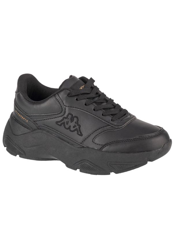 Buty sportowe damskie Kappa BRANJA. Kolor: czarny. Materiał: materiał, tkanina, syntetyk, guma
