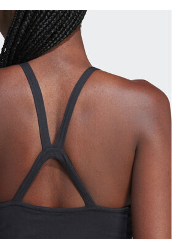 Adidas - adidas Sukienka letnia 3-Stripes IU2426 Czarny Slim Fit. Kolor: czarny. Materiał: bawełna. Sezon: lato