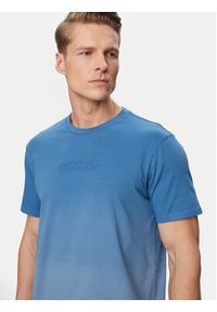 Guess T-Shirt M6GI29 K3258 Niebieski Regular Fit. Kolor: niebieski. Materiał: bawełna #4