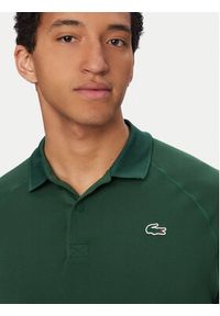 Lacoste Polo DH0159 Zielony Regular Fit. Typ kołnierza: polo. Kolor: zielony. Materiał: syntetyk #2