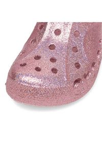 Crocs Klapki BAYA GLITTER CLOG 205925-606 Różowy. Kolor: różowy. Materiał: syntetyk