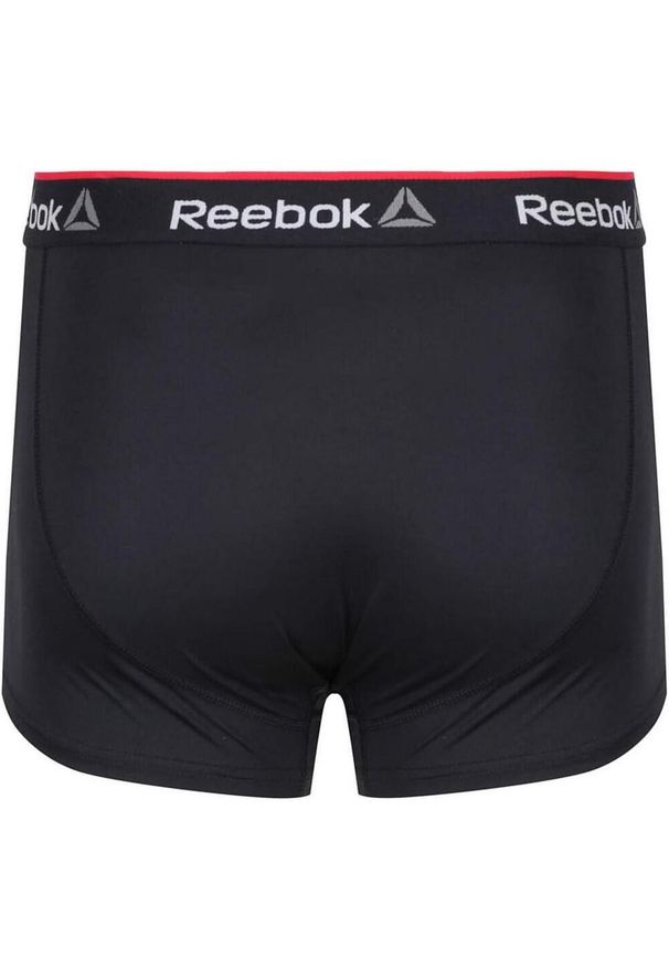 Reebok - Sportowe Bokserki Męskie Redgrave (zestaw 3 Sztuk). Kolor: czarny. Styl: sportowy