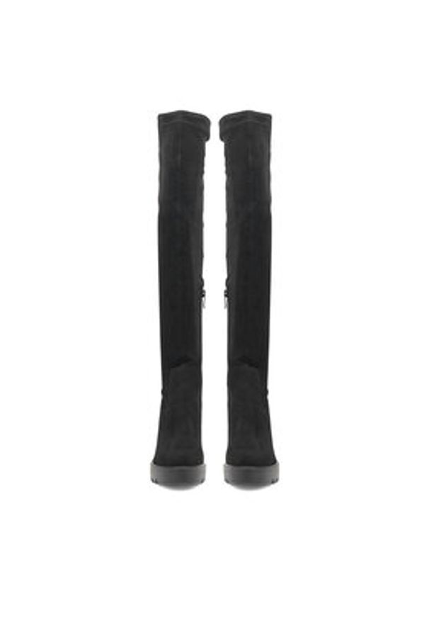 DeeZee Kozaki WS19343-01 Czarny. Kolor: czarny. Materiał: materiał