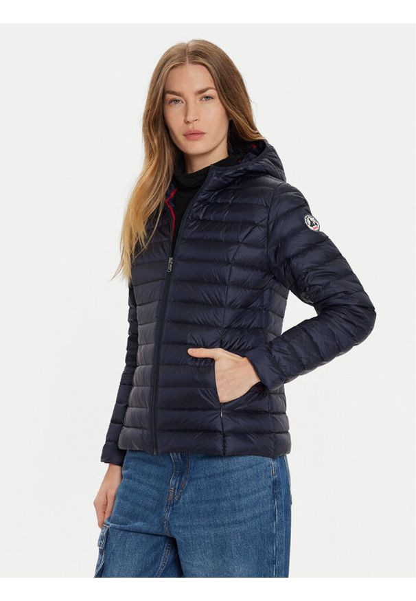 Jott Kurtka puchowa Cloe P000WDOW01 Granatowy Slim Fit. Kolor: niebieski. Materiał: syntetyk