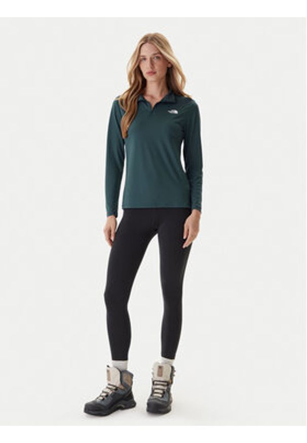The North Face Koszulka techniczna Flex NF0A8BRQ Zielony Slim Fit. Kolor: zielony. Materiał: syntetyk