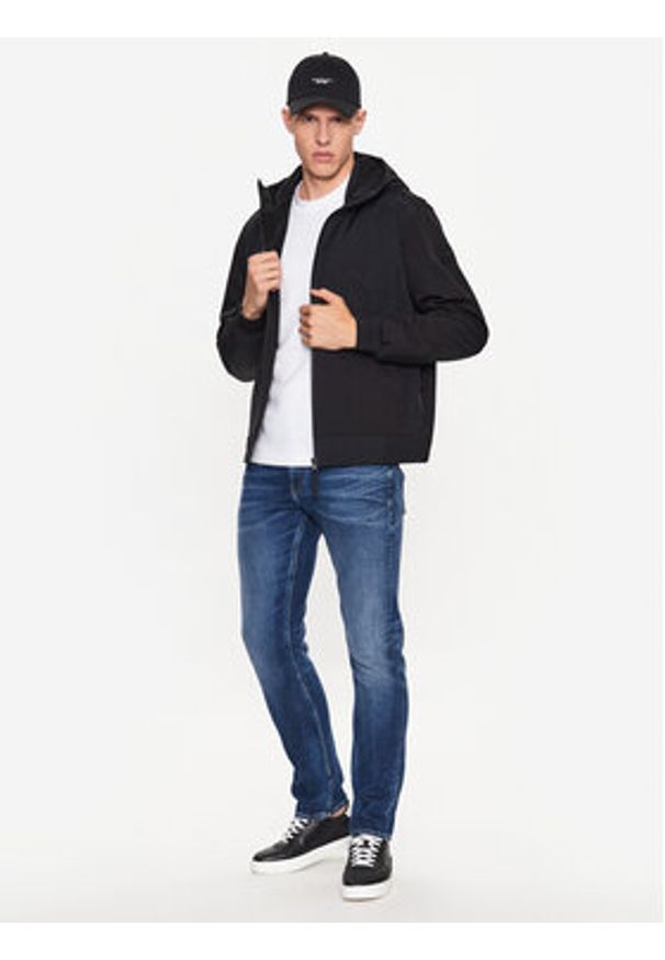 Calvin Klein Kurtka przejściowa K10K111465 Czarny Regular Fit. Kolor: czarny. Materiał: syntetyk