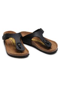 Birkenstock Japonki Gizeh Kinder 846143 Czarny. Kolor: czarny. Materiał: skóra #6
