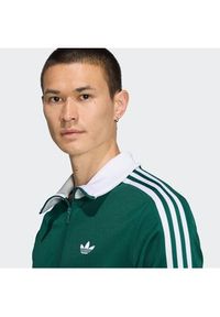 Adidas - adidas Bluza adicolor Classic KE1666 Zielony Slim Fit. Kolor: zielony. Materiał: bawełna #2