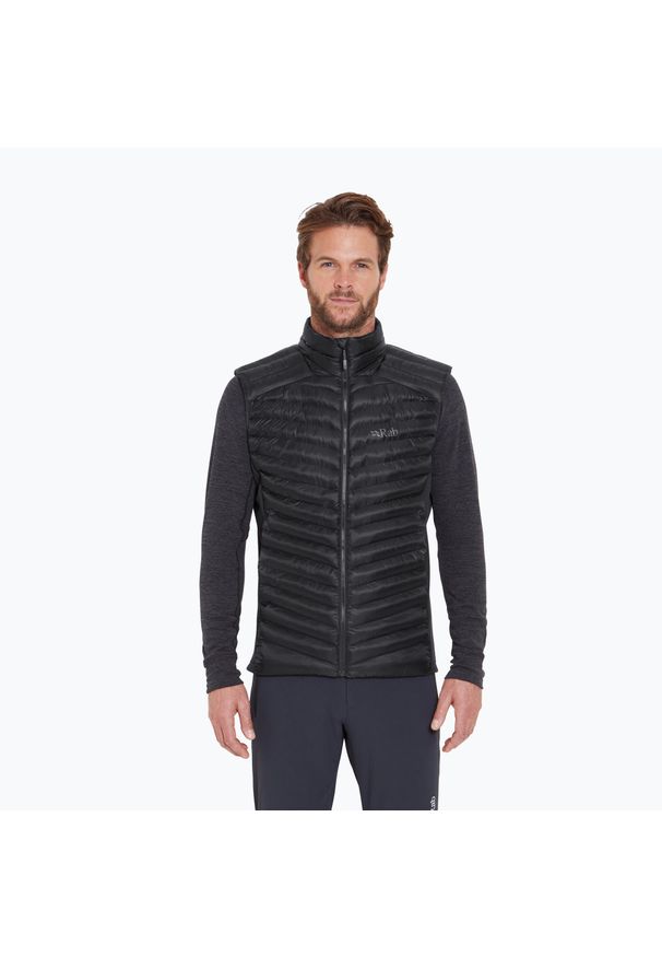 Bezrękawnik męski Rab Cirrus Flex. Kolor: czarny. Długość rękawa: bez rękawów. Sport: turystyka piesza