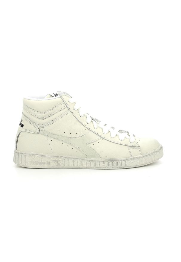 Diadora Game L Wysokie Woskowane Buty Sneakersowe Dorosłych. Okazja: na co dzień. Kolor: biały. Sport: turystyka piesza