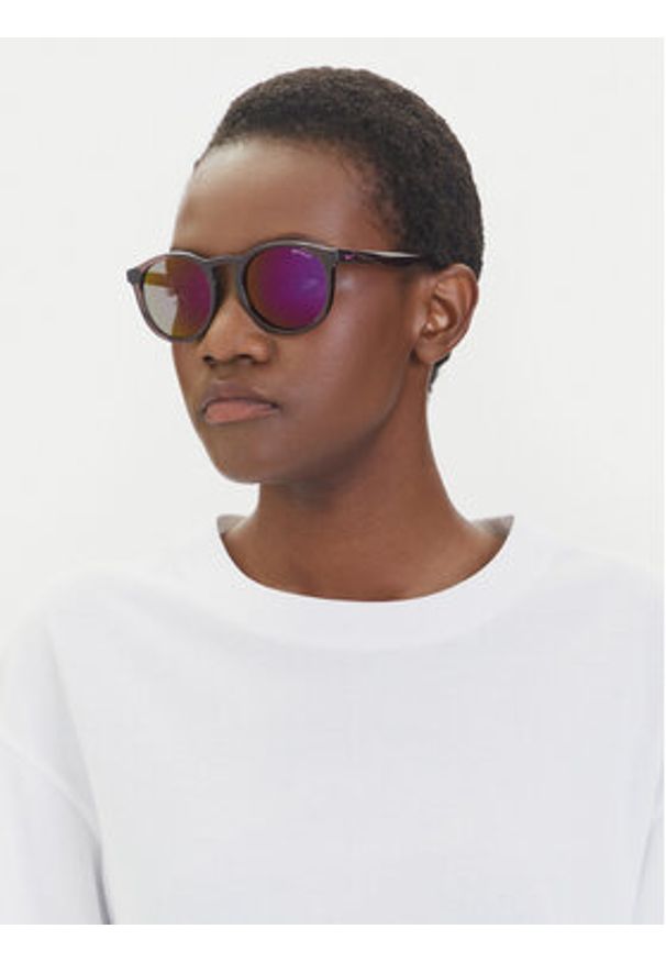 Nike Okulary przeciwsłoneczne Swerve P FD1850 291 Brązowy. Kolor: brązowy