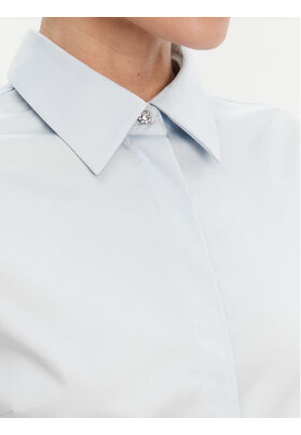 Guess Koszula W5RH31 WAF10 Niebieski Regular Fit. Kolor: niebieski. Materiał: bawełna